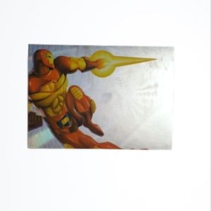 1995 Flair Marvel Annual Holo blast Ironman vs Mandarin